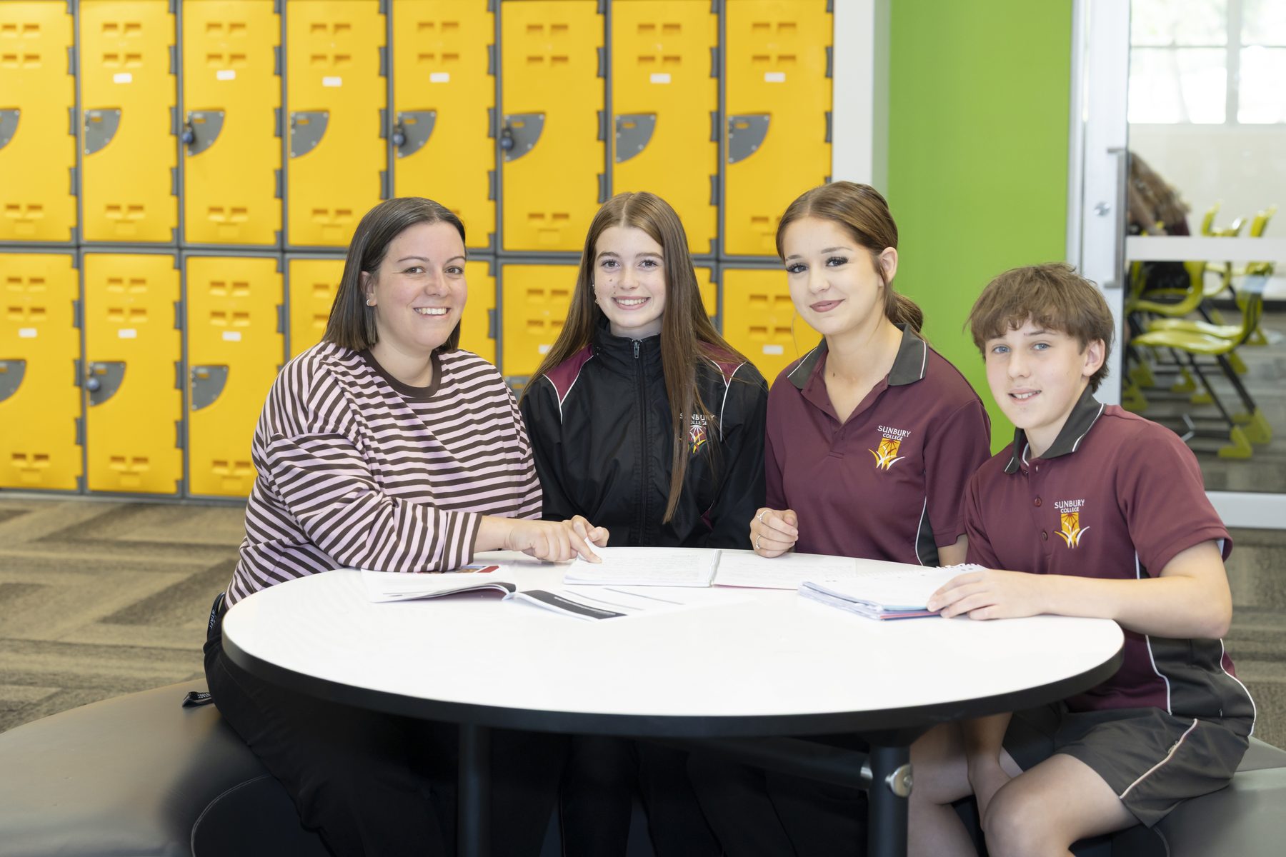 Sunbury College students